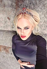 Ukrainian mail order bride Nadia from Kiev with blonde hair and blue eye color - image 7