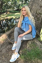 Ukrainian mail order bride Olga from Kiev with blonde hair and blue eye color - image 12