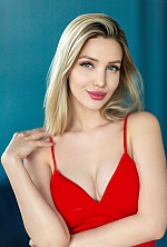 Ukrainian mail order bride Tatjana from Kiev with blonde hair and green eye color - image 8