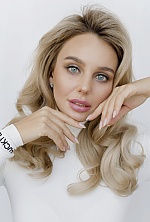 Ukrainian mail order bride Tatiana from Kiev with blonde hair and blue eye color - image 14
