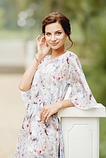 Ukrainian mail order bride Anastasia from Kiev with brunette hair and grey eye color - image 3