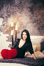 Ukrainian mail order bride Alina from Poltava with black hair and green eye color - image 5