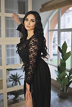 Ukrainian mail order bride Violetta from Kremenchug with black hair and green eye color - image 6