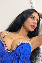Ukrainian mail order bride Valentina from Belgorod with black hair and blue eye color - image 2