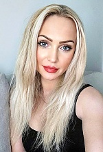 Ukrainian mail order bride Monika from Warsaw with blonde hair and blue eye color - image 2