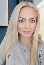 Ukrainian mail order bride Monika from Warsaw with blonde hair and blue eye color - image 4