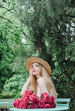 Ukrainian mail order bride Alona from Kiev with blonde hair and blue eye color - image 3
