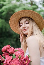 Ukrainian mail order bride Alona from Kiev with blonde hair and blue eye color - image 7