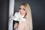 Ukrainian mail order bride Alona from Kiev with blonde hair and blue eye color - image 5