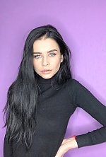 Ukrainian mail order bride Kristina from Saratov with black hair and blue eye color - image 2