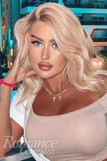 Ukrainian mail order bride Vladislava from Kiev with blonde hair and blue eye color - image 1