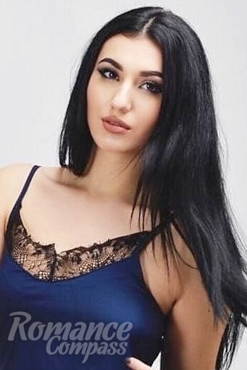 Ukrainian mail order bride Olena from Kiev with black hair and grey eye color - image 1