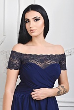 Ukrainian mail order bride Olena from Kiev with black hair and grey eye color - image 2