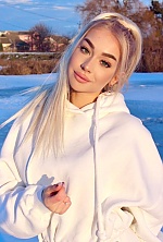 Ukrainian mail order bride Valeriia from Kiev with blonde hair and green eye color - image 6