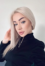 Ukrainian mail order bride Valeriia from Kiev with blonde hair and green eye color - image 9