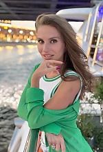 Ukrainian mail order bride Anastasia from Moscow with brunette hair and grey eye color - image 9
