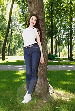 Ukrainian mail order bride Diana from Kharkiv with light brown hair and green eye color - image 2