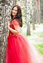 Ukrainian mail order bride Eugenia from Tomsk with black hair and green eye color - image 3