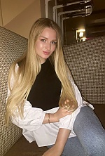 Ukrainian mail order bride Nadezhda from Kiev with blonde hair and blue eye color - image 4