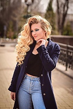 Ukrainian mail order bride Nadezhda from Kiev with blonde hair and blue eye color - image 5