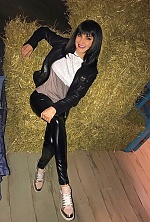 Ukrainian mail order bride Marina from Kiev with black hair and blue eye color - image 6