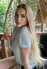 Ukrainian mail order bride Alexandra from Kiev with blonde hair and blue eye color - image 2