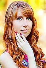 Ukrainian mail order bride Darya from Lugansk with red hair and blue eye color - image 12