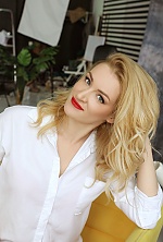 Ukrainian mail order bride Marina from Kyiv with blonde hair and grey eye color - image 8
