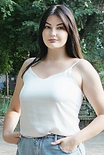 Ukrainian mail order bride Victoria from Nikolaev with black hair and green eye color - image 6