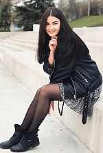 Ukrainian mail order bride Victoria from Nikolaev with black hair and green eye color - image 5