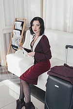 Ukrainian mail order bride Victoria from Kharkiv with black hair and grey eye color - image 9