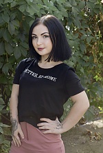 Ukrainian mail order bride Alevtina from Kherson with black hair and green eye color - image 6