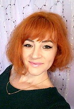 Ukrainian mail order bride Alyona from Kiev with red hair and green eye color - image 9