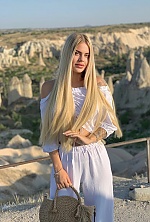 Ukrainian mail order bride Anastasia from Kiev with blonde hair and blue eye color - image 2