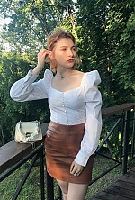 Ukrainian mail order bride Margarita from Kiev with light brown hair and green eye color - image 2