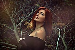 Ukrainian mail order bride Kristina from Kiev with red hair and green eye color - image 3