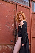Ukrainian mail order bride Kristina from Kiev with red hair and green eye color - image 5