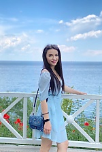 Ukrainian mail order bride Olena from Kiev with black hair and brown eye color - image 4