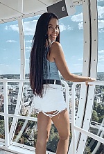 Ukrainian mail order bride Victoria from Kiev with black hair and green eye color - image 6