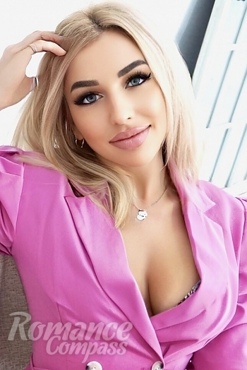 Ukrainian mail order bride Anna from Odessa with blonde hair and blue eye color - image 1