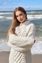 Ukrainian mail order bride Anastasiia from Kiev with light brown hair and blue eye color - image 10