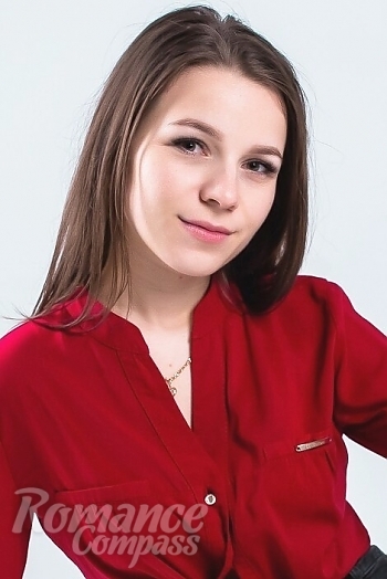 Ukrainian mail order bride Anna from Odessa with light brown hair and green eye color - image 1