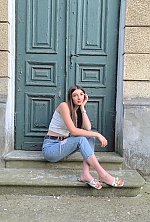 Ukrainian mail order bride Karina from Kamenets Podolsk with black hair and green eye color - image 15