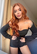 Ukrainian mail order bride Ruslana from Odessa with red hair and green eye color - image 2