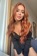 Ukrainian mail order bride Ruslana from Odessa with red hair and green eye color - image 9