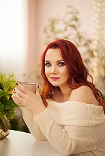 Ukrainian mail order bride Yulia from Odessa with red hair and blue eye color - image 3