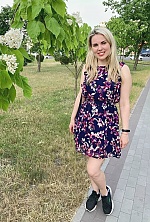 Ukrainian mail order bride Alena from Kiev with blonde hair and blue eye color - image 3