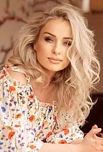 Ukrainian mail order bride Irina from Odessa with blonde hair and blue eye color - image 2