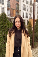 Ukrainian mail order bride Alina from Starokostyantyniv with black hair and grey eye color - image 2