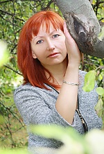 Ukrainian mail order bride Natalia from Cherkassy with red hair and green eye color - image 5